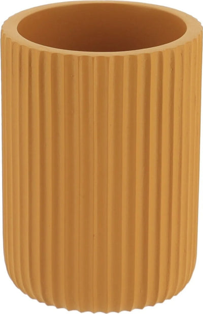 Vaso (Naranja) Para Cepillos De Dientes De Poliresina