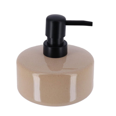 Dispensador (Beige) De Jabón Líquido 400 Ml De Cerámica