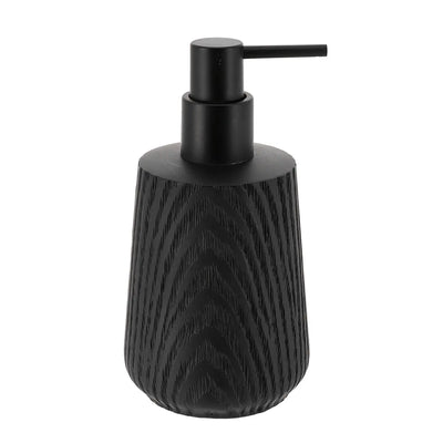 Dispensador De Jabón Líquido (Negro) 350Ml De Poliresina