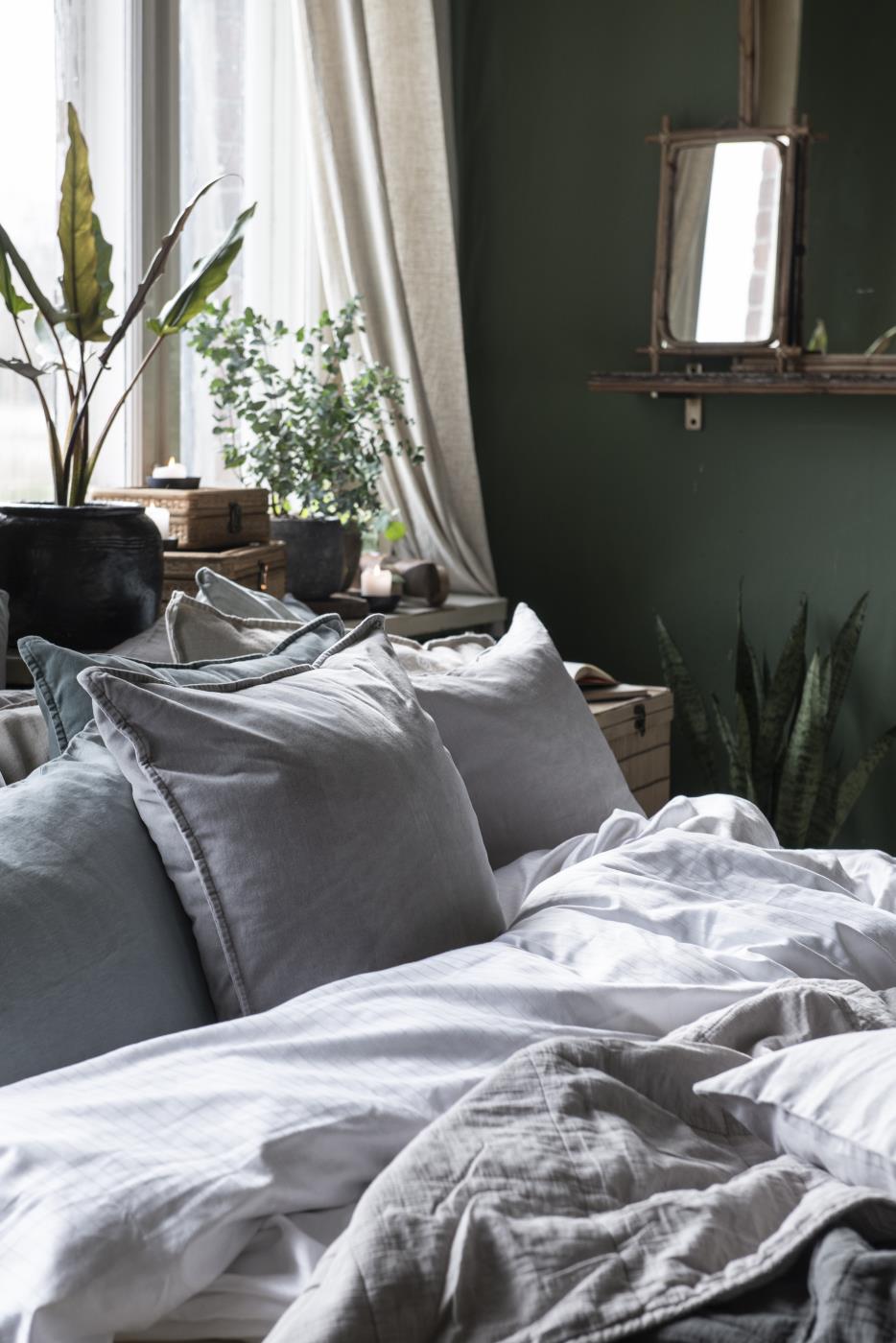 Cojín Cuadrado (Gris) De Algodón