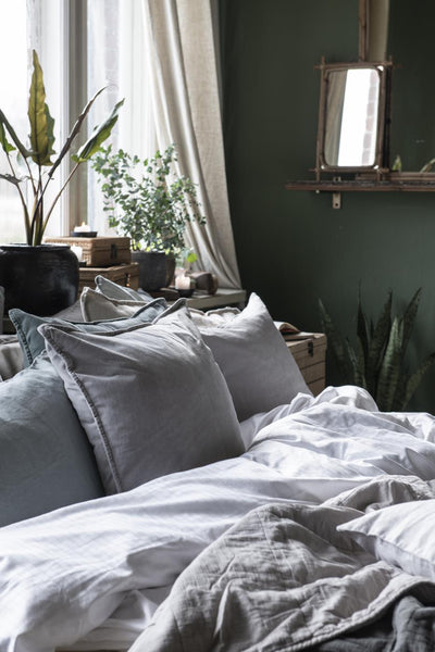 Cojín Cuadrado (Gris) De Algodón