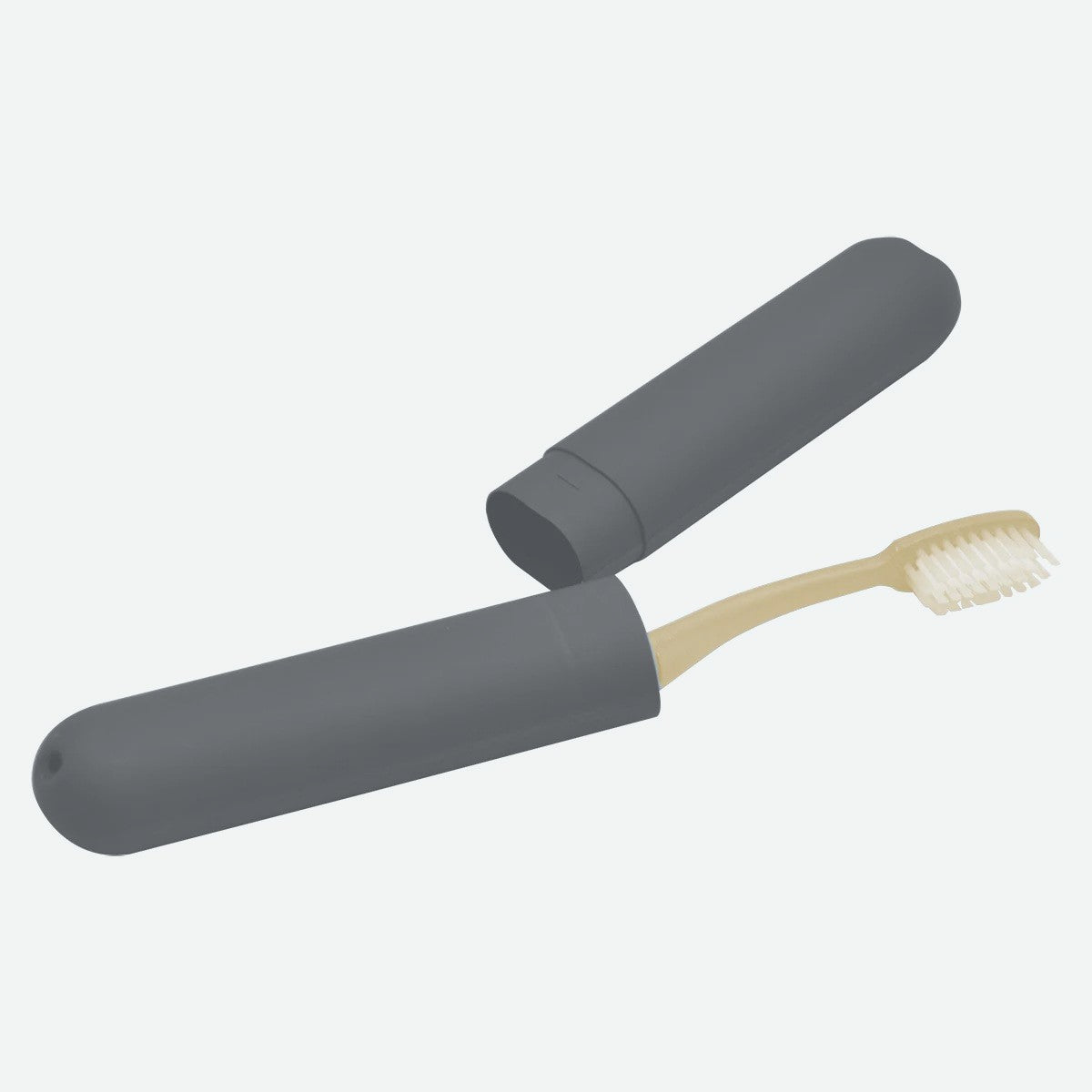 Portacepillos De Dientes Para Viaje (Gris) De Plástico