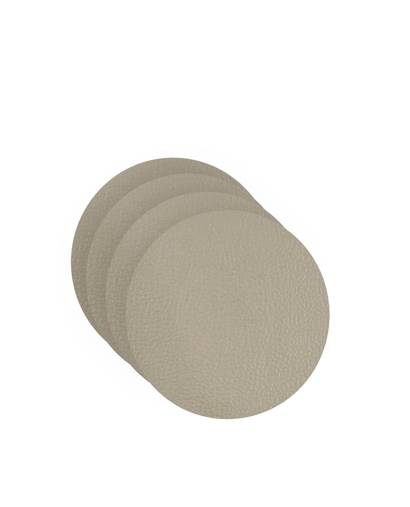 Set X 4 Posavasos Redondos (Topo) De Cuerina