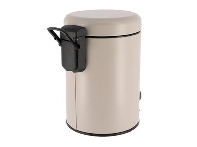 Papelera Con Tapa 3L - (Topo) De Metal