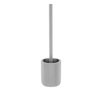 Escobilla De Aseo Para Baño (Gris Claro) De Poliresina