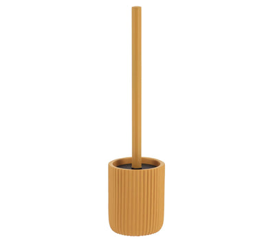 Escobilla De Aseo Para Baño (Mostaza) De Poliresina