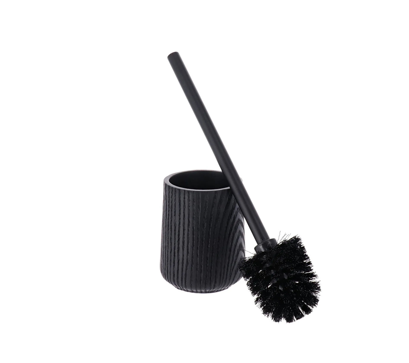 Escobilla De Aseo Para Baño (Negro) De Poliresina