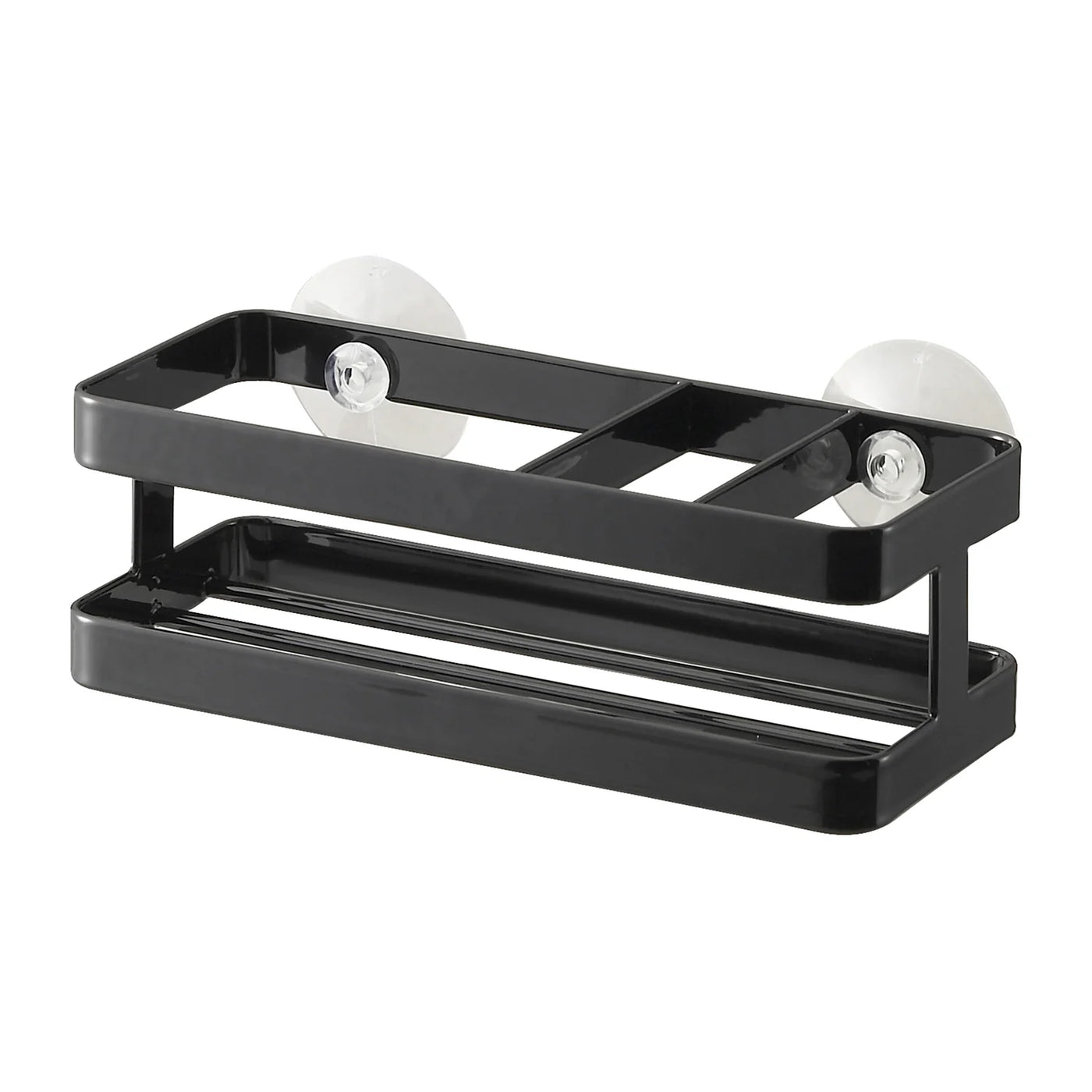 Organizador Para Cocina Con Ventosas (Negro) De Metal