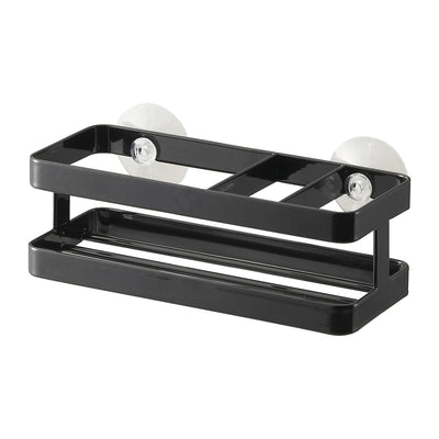 Organizador Para Cocina Con Ventosas (Negro) De Metal