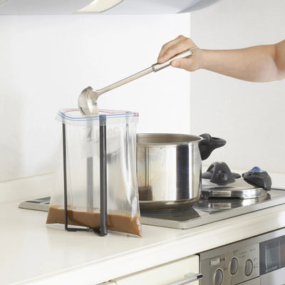 Organizador Multiusos Para Cocina (Negro) De Metal