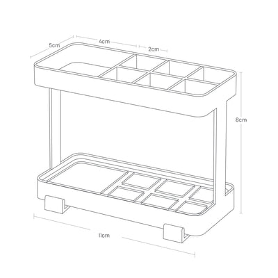 Soporte Para Cepillos De Dientes De Metal