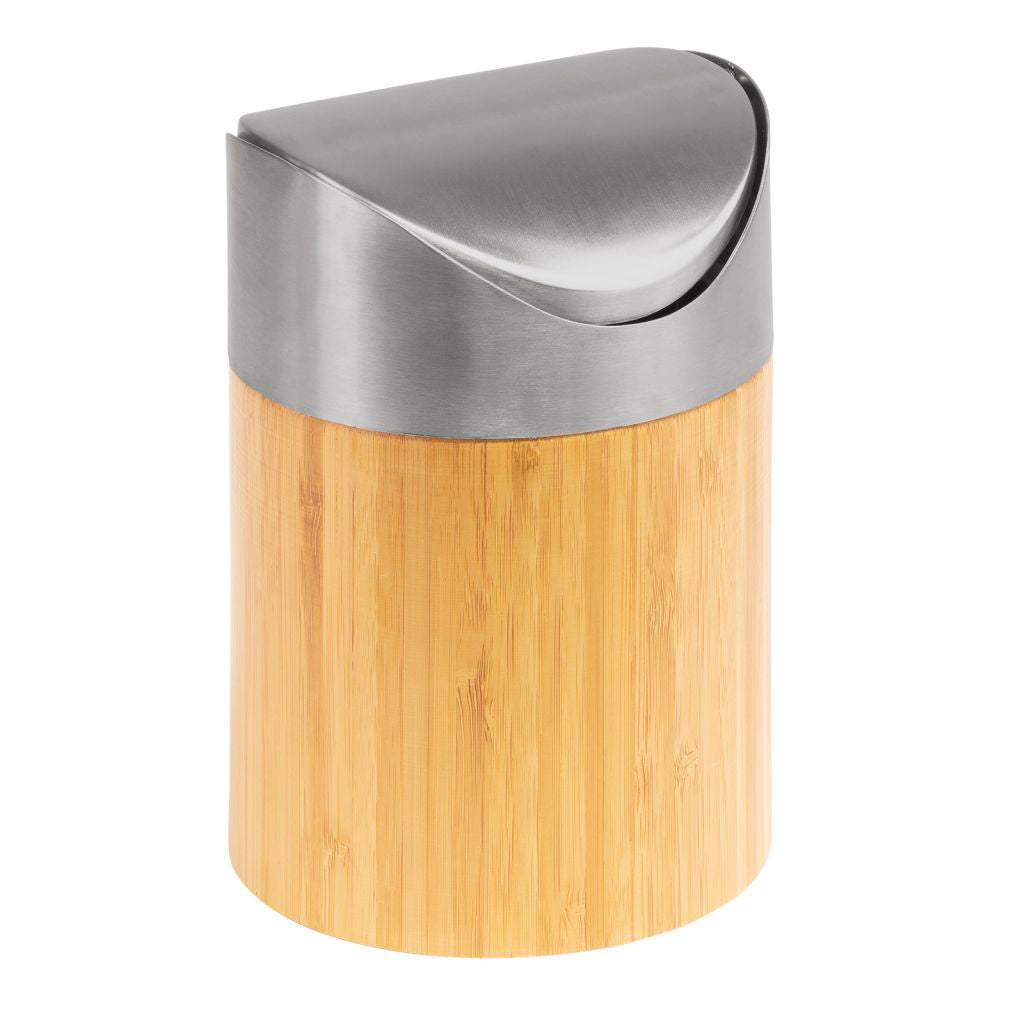 Papelera Para Mesa De Madera