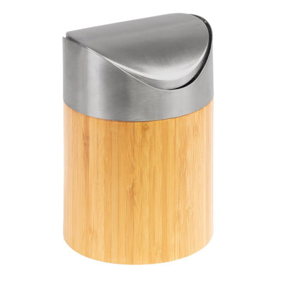 Papelera Para Mesa De Madera