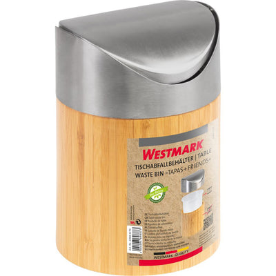 Papelera Para Mesa De Madera