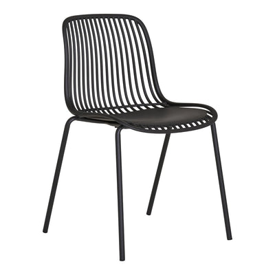 Silla De Comedor (Negra) Estructura De Metal