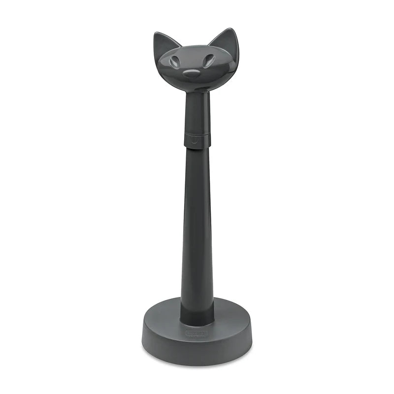 Porta Papel Toalla Para Cocina Modelo Gato (Negro) De Plástico