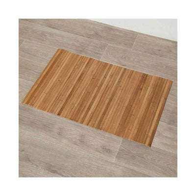 Piso Antideslizante Rectangular De Bambú