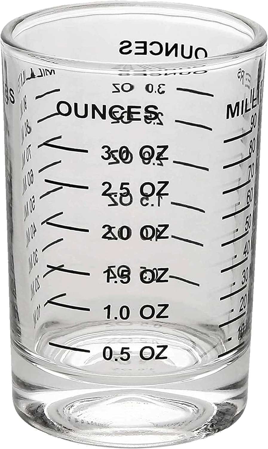 Vaso Medidor 3 Oz De Vidrio