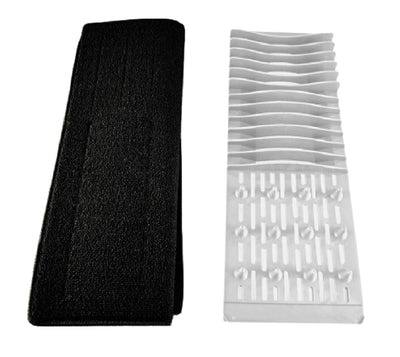 Escurridor De Platos Con Paño Absorbente (Negro) De Plástico