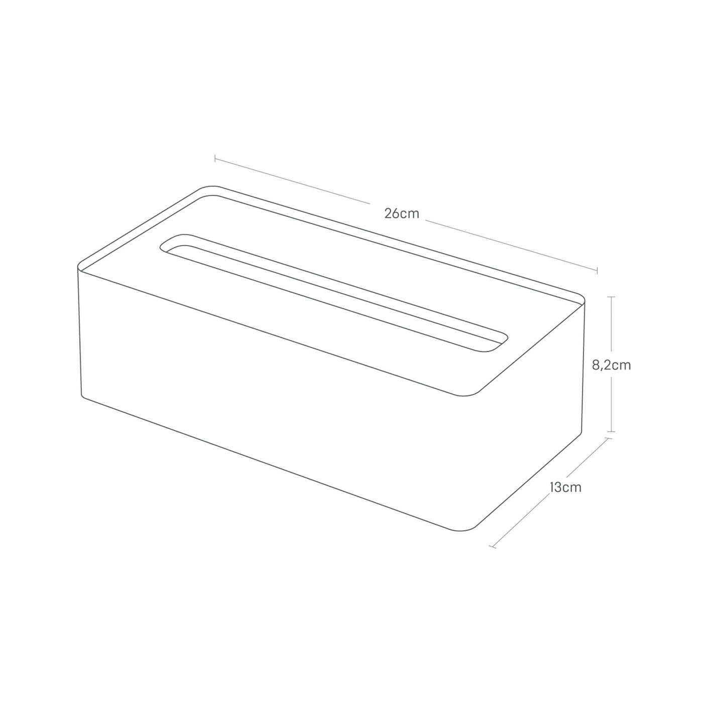 Porta Tissues (Negro) De Metal