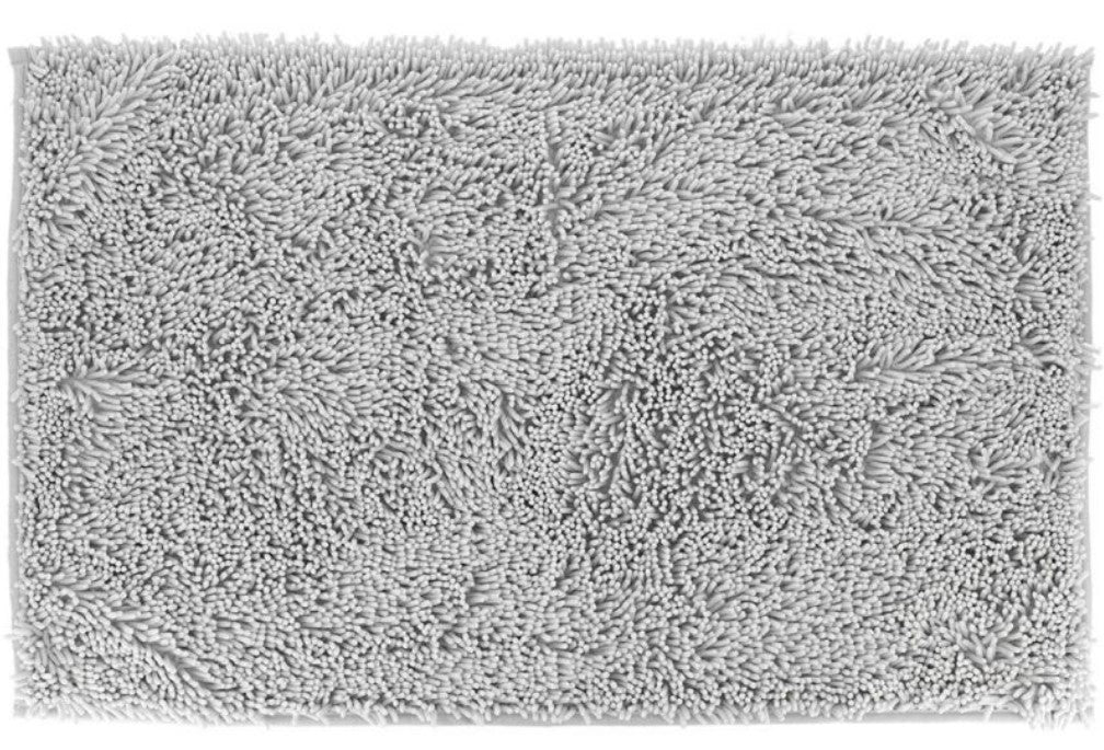 Alfombra (Gris Claro) Microfibra De Poliéster