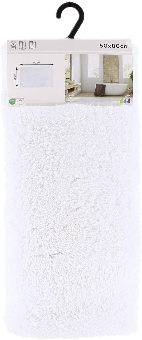 Piso De Baño Rectangular (Blanca) De Poliéster