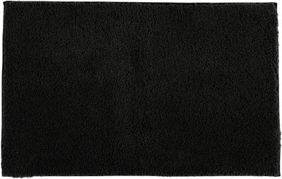 Piso De Baño Rectangular (Negro) De Poliéster