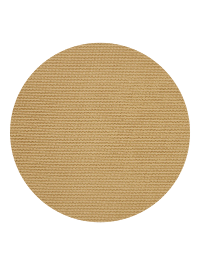 Individual Redondo (Beige) Para Mesa De Sisal Óptico /Pvc