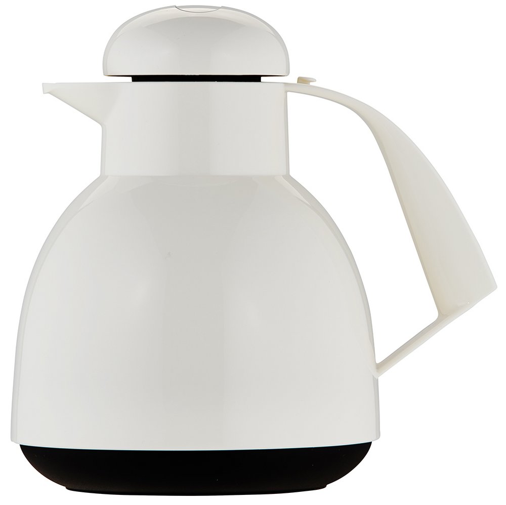 Jarra Termo (Blanca) 1 Ltr Con Asa De Plástico