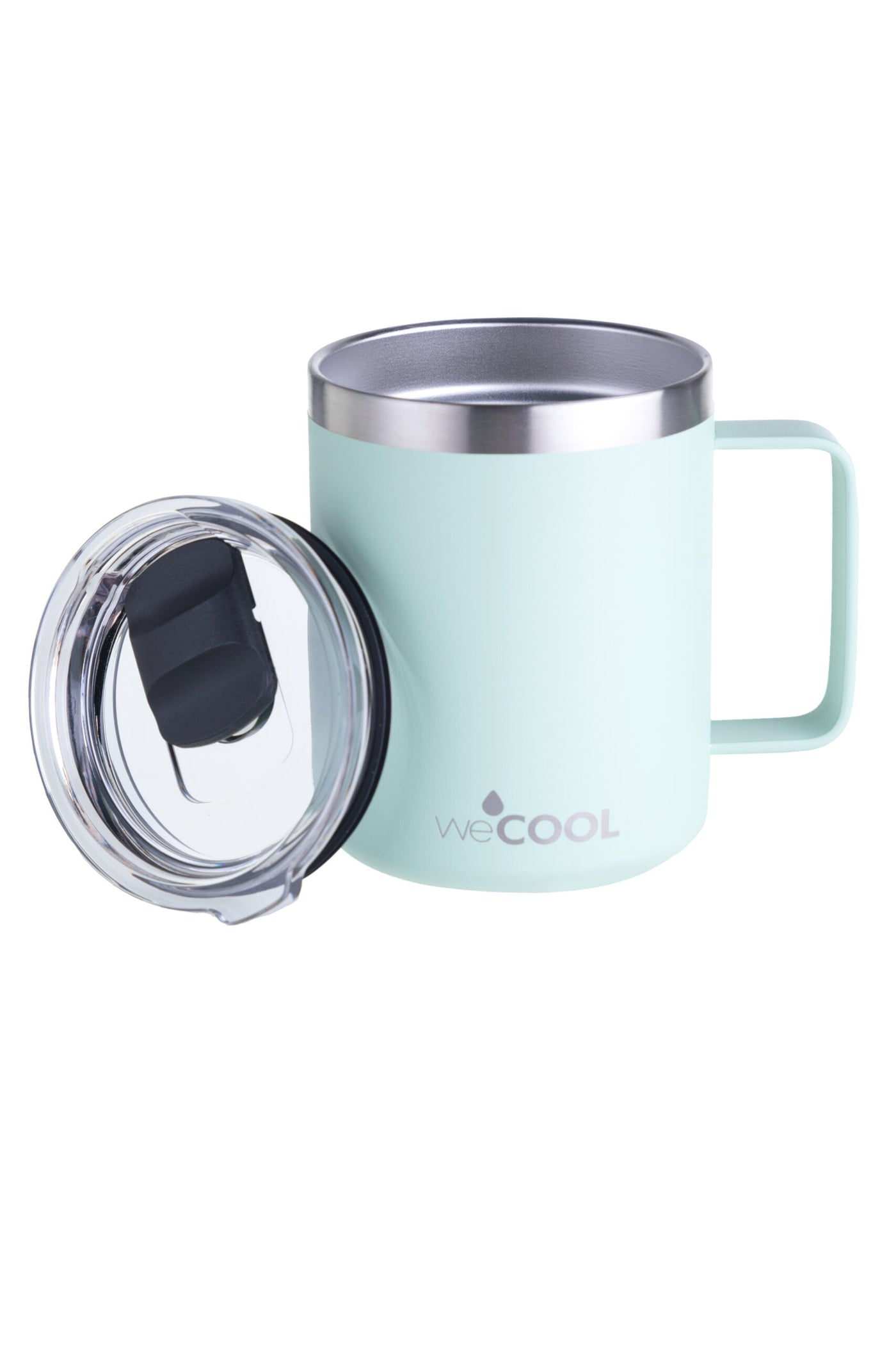 Taza WECOOL Acero Inoxidable Color Verde Claro 360ML