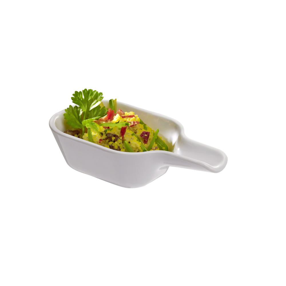 Bowl Con Asa (Blanco) De Melamina