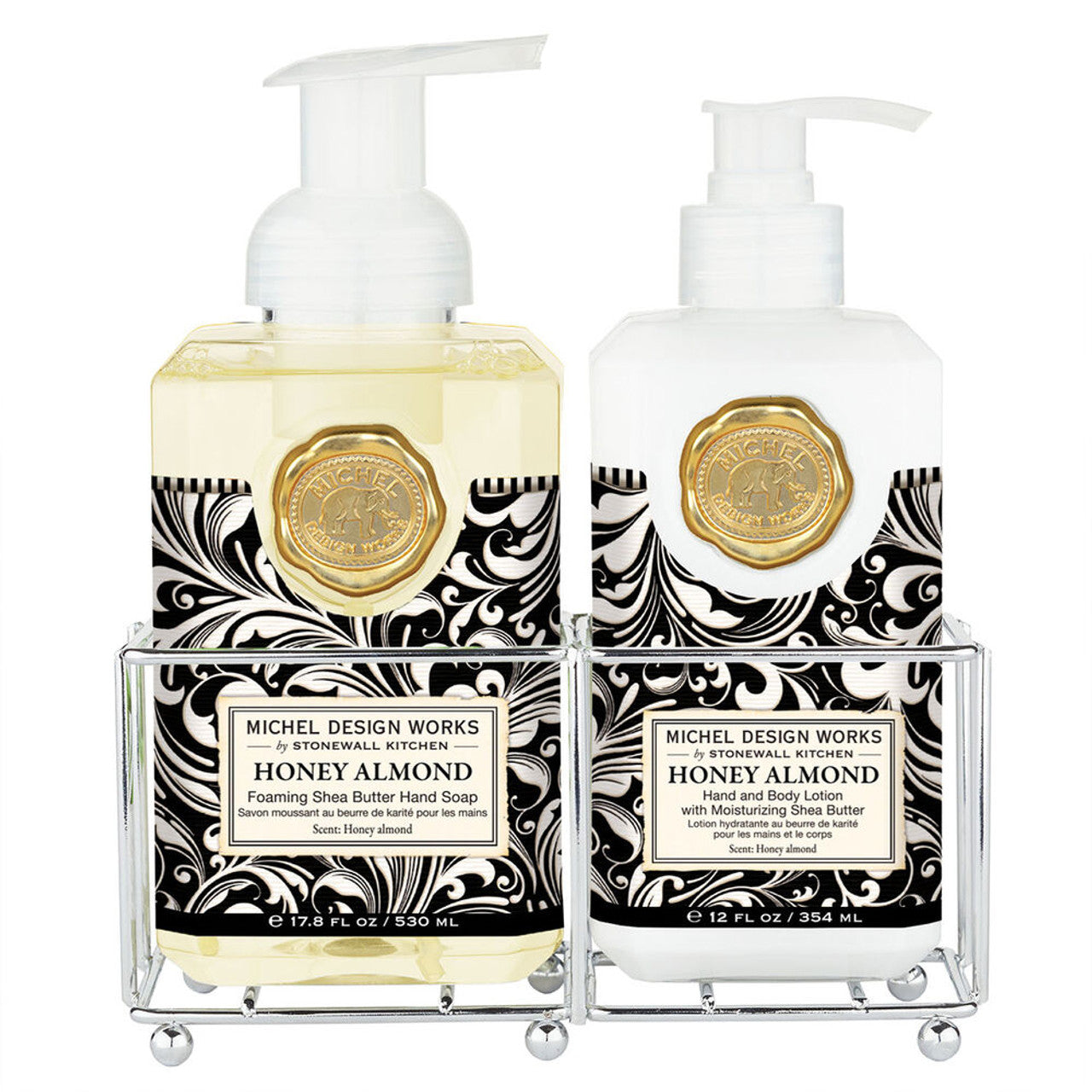 Set De Jabón + Crema Para Manos Y Cuerpo "Miel Y Almendras"