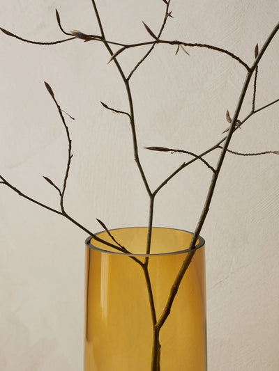 Florero Mediano (Ámbar) De Vidrio