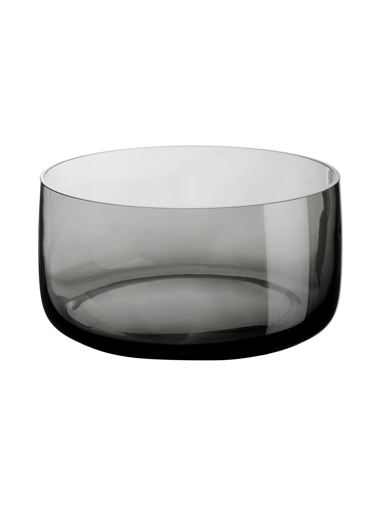 Bowl Redondo (Gris) Mediano De Vidrio