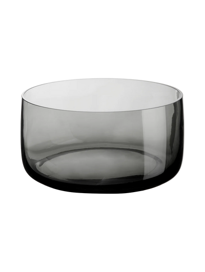Bowl Redondo (Gris) Mediano De Vidrio