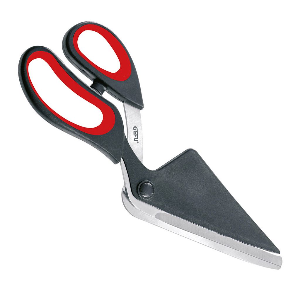 Tijera Para Pizza Abs (Negro / Rojo) De Acero