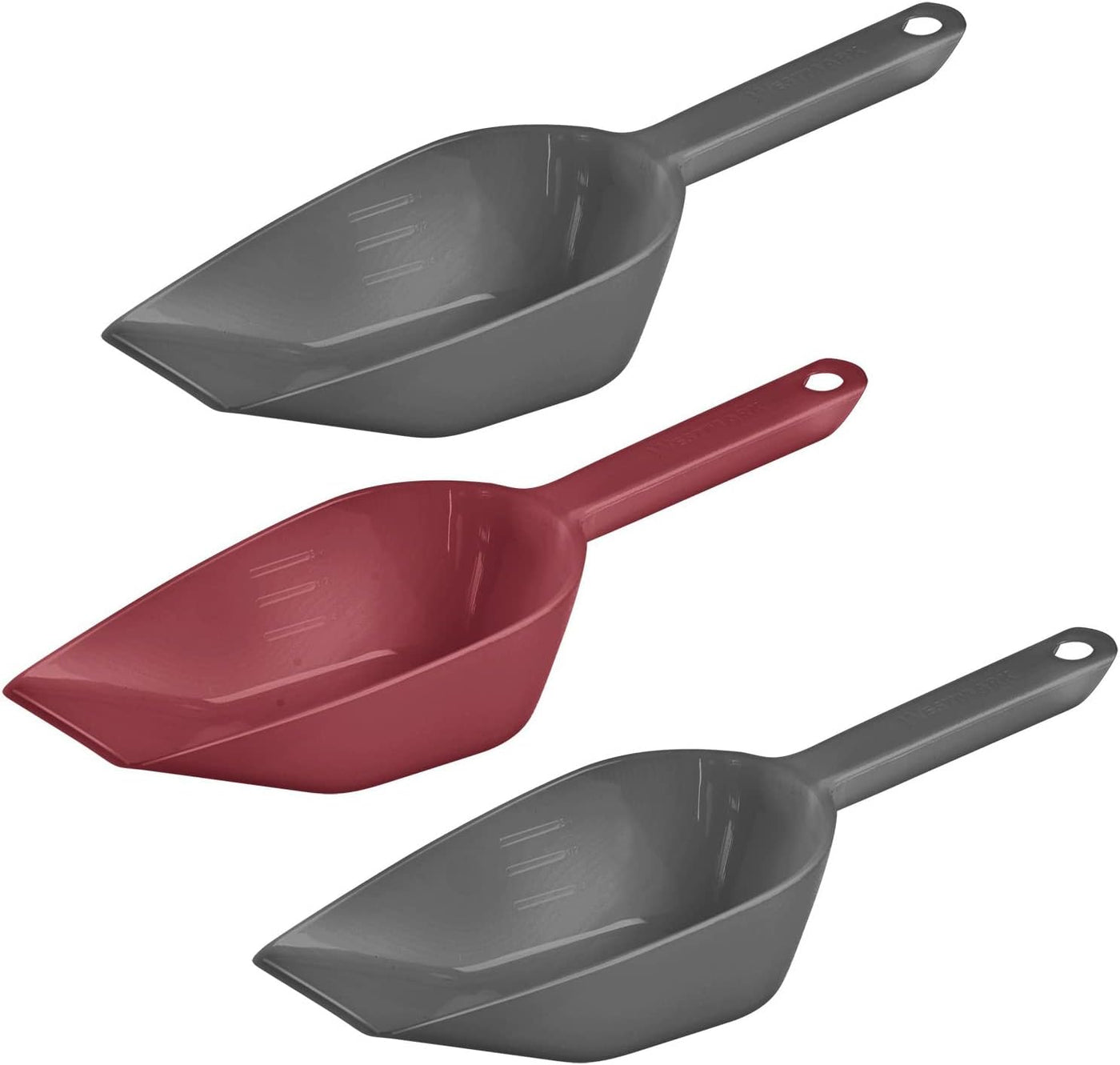 Set de 3 Palas Para Cocina (55Ml) De Plástico