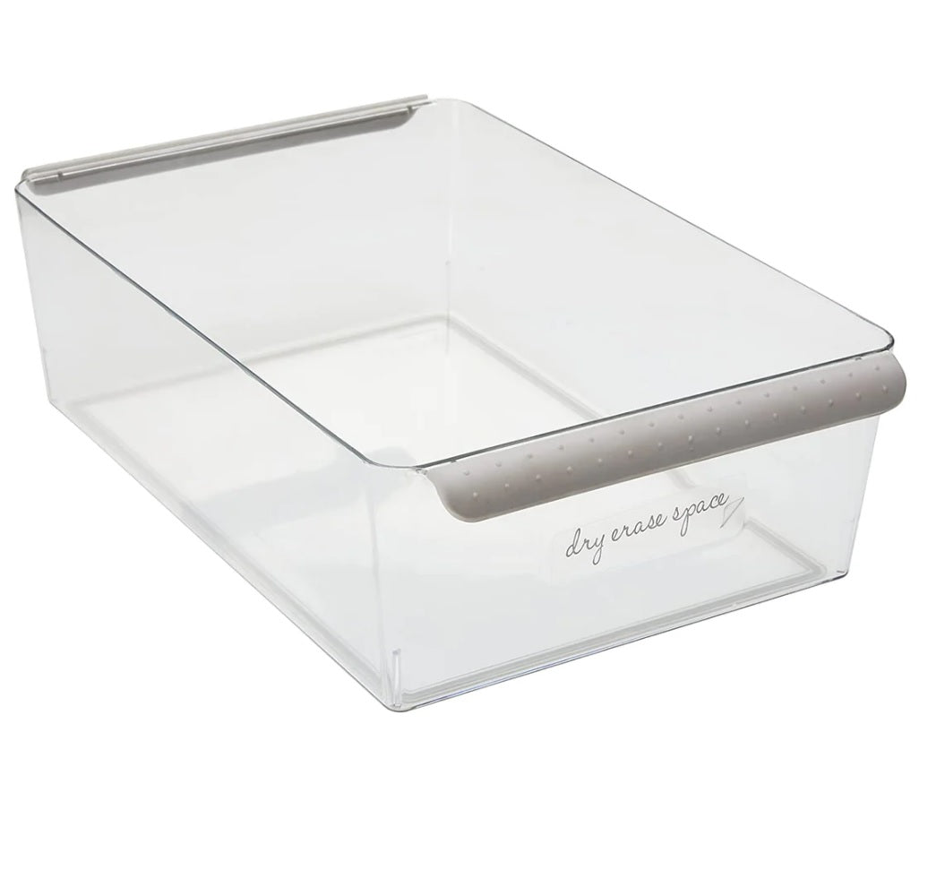 Caja Organizadora Rectangular (Transparente) De Plástico