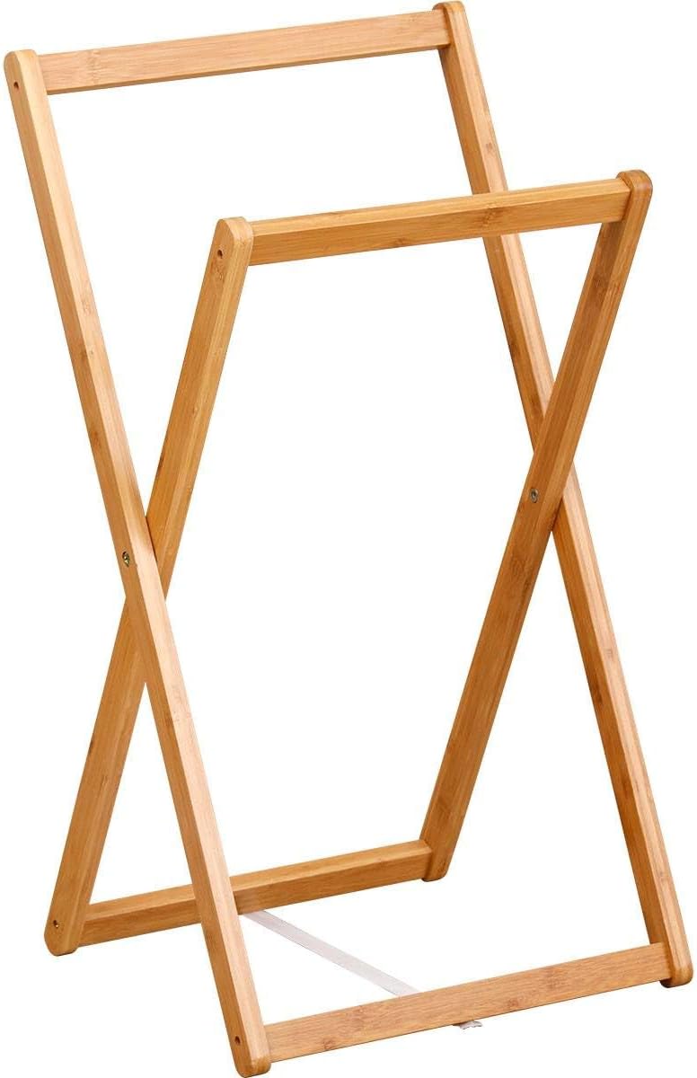 Toallero Plegabe (Color Natural) De Madera