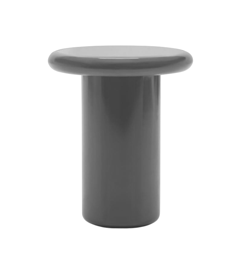Mesa Auxiliar (Gris) Estructura De Madera
