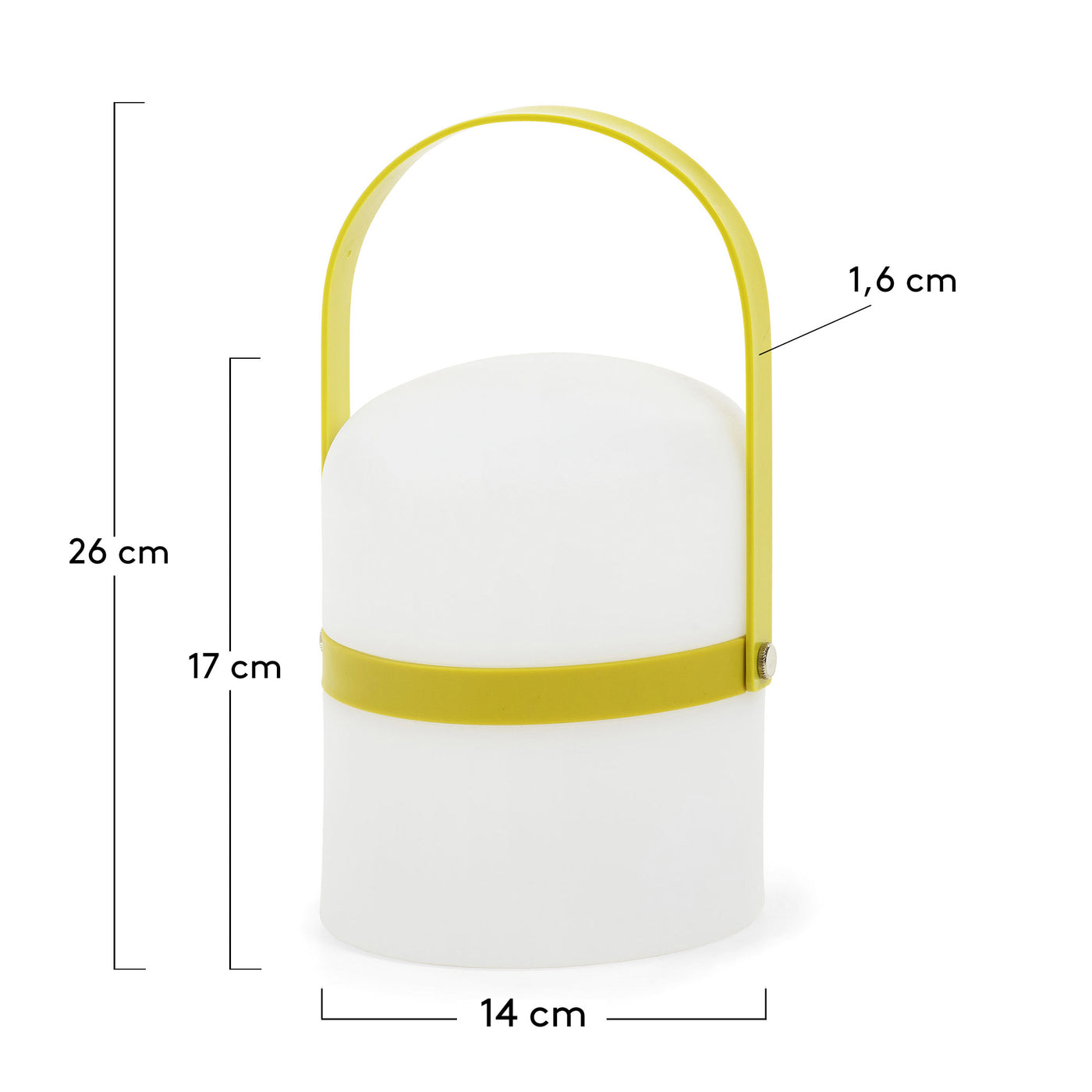 Lámpara De Sobremesa Led (Verde) De Plástico