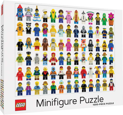 Rompecabezas 1,000 Piezas (Diseño Figuras Lego) De Cartón