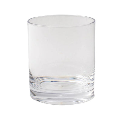 Vaso Redondo 400 Mltrs (Transparente) De Acrilíco