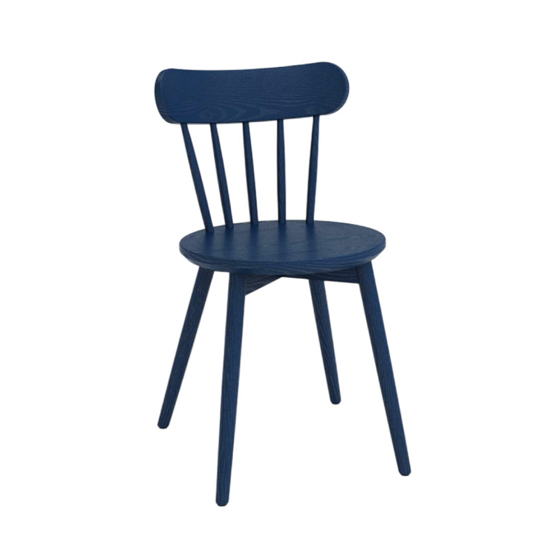 Silla De Comedor Madera (Azúl) De Madera