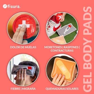 Set De 3 Compresas Frias Para Golpes De Plástico