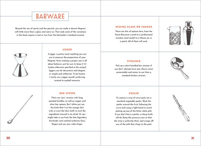 Libro, The Negroni - A Love Affair With A Classic Cocktail De Papel