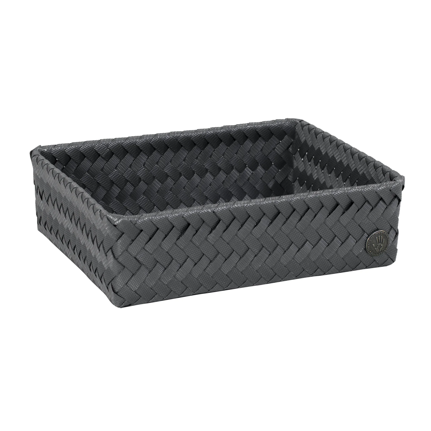 Cesta Rectangular (Gris) De Pvc