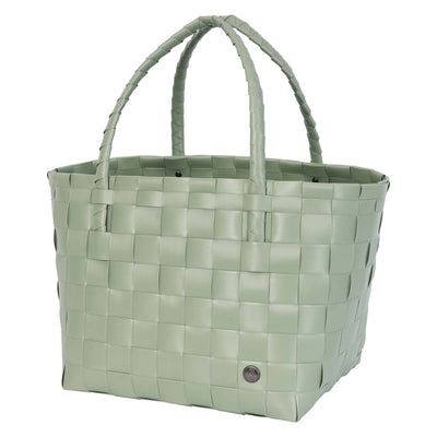 Bolso  (Verde Agua) Shopper Con Asas De Pvc