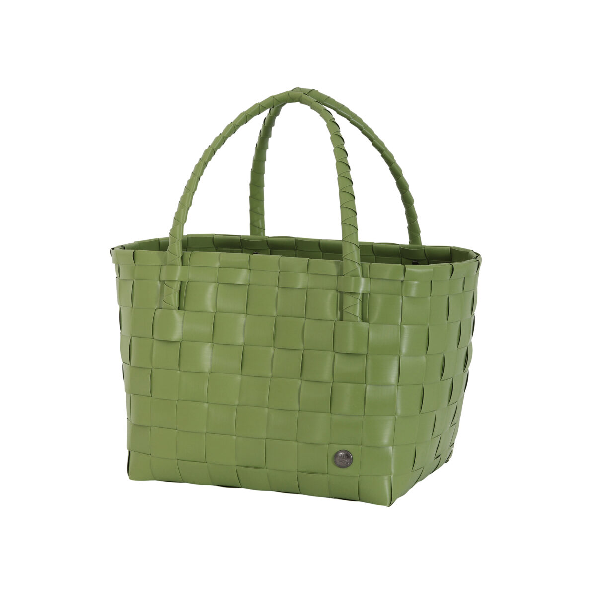 Bolso Con Asas (Verde Claro) De Pvc