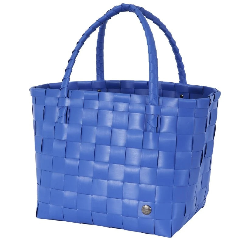 Bolso (Azulino) Shopper Con Asas De Pvc